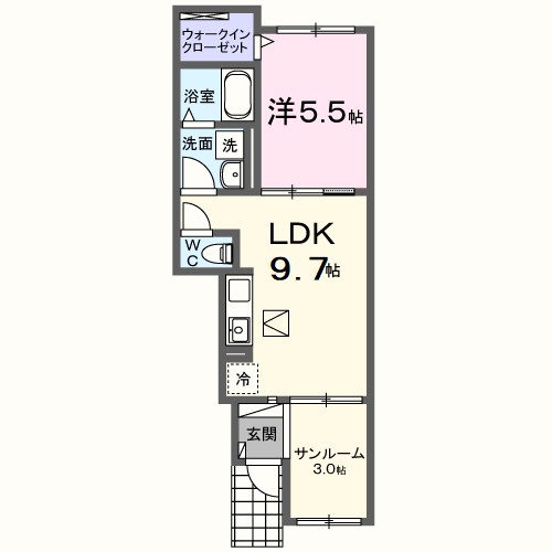 フリーデ　セントラル　パーク 間取り