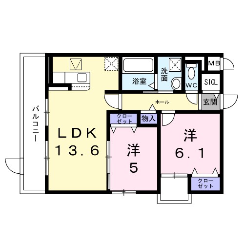 ルッカ　タック 間取り