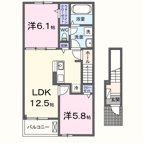 フォンターナ西大路 間取り