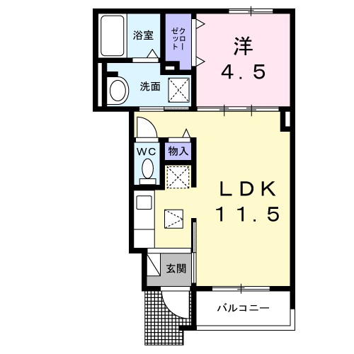 フォンターナ西大路 間取り