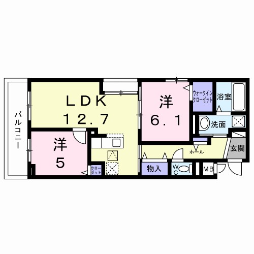 ルッカ　タック 間取り