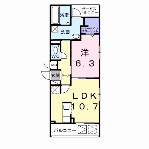 ルッカ　タック 間取り