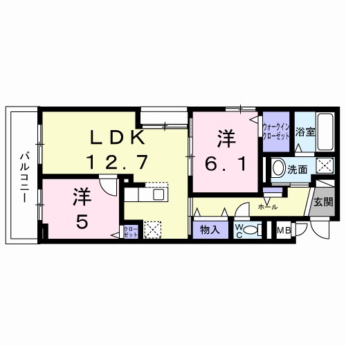 ルッカ　タック 間取り