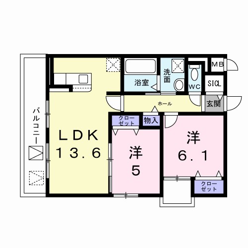 ルッカ　タック 間取り