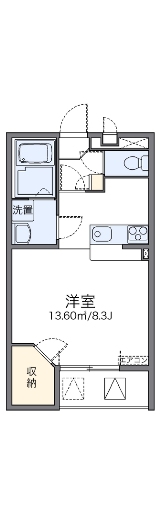 レオネクストさちＣ 間取り