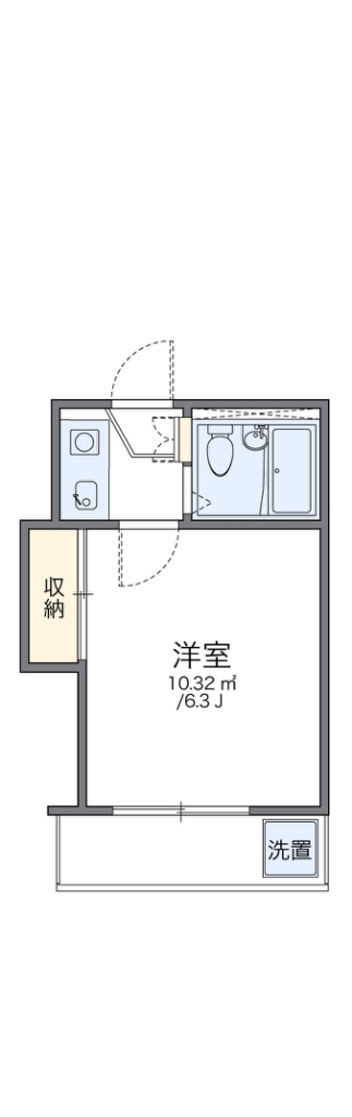 レオパレス新伊丹第２ 間取り