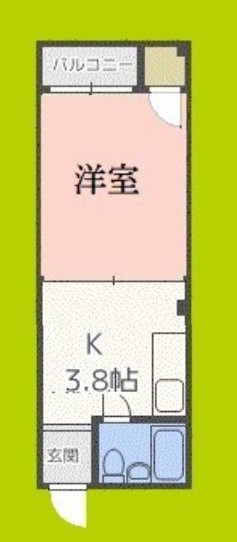 南森町ロイヤルハイツ 間取り