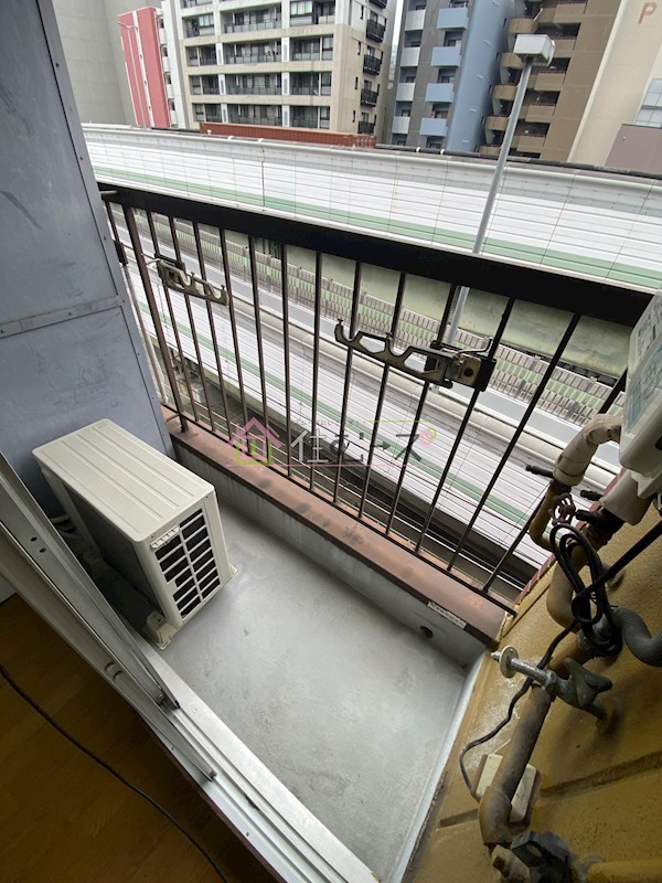 南森町ロイヤルハイツ ベランダ