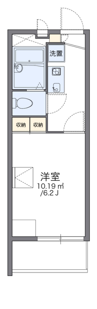 レオパレスアイビーハウス 間取り