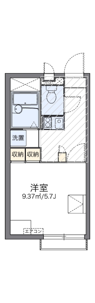 レオパレス清瀧Ｂ 間取り