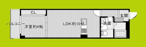 Raffine大阪九条 間取り図