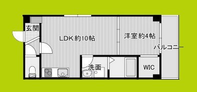Raffine大阪九条 間取り図