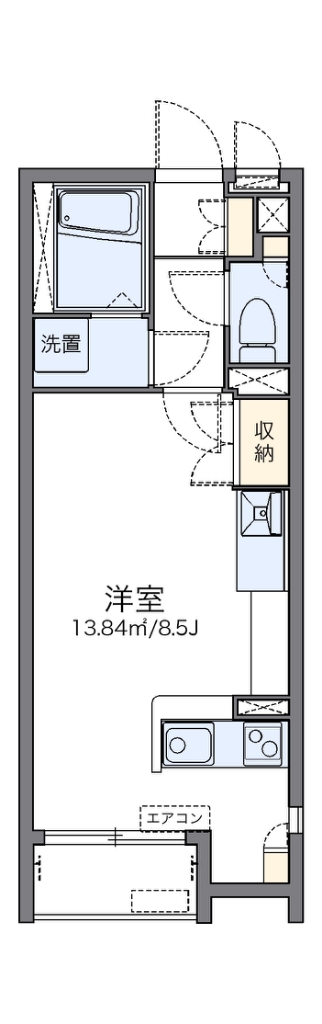 レオネクストＣＲＥＡ東館 間取り