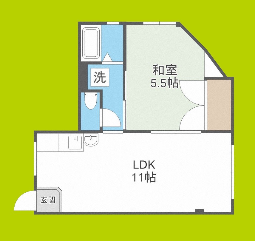 マンション杉岡 間取り