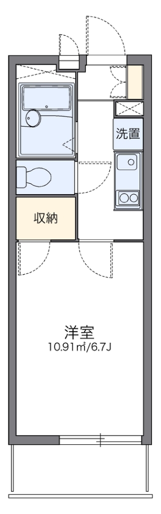 レオパレスヴィラ曽根Ｃ 間取り