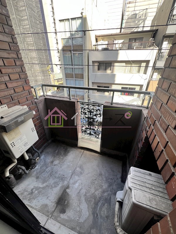 北堀江レジデンス ベランダ