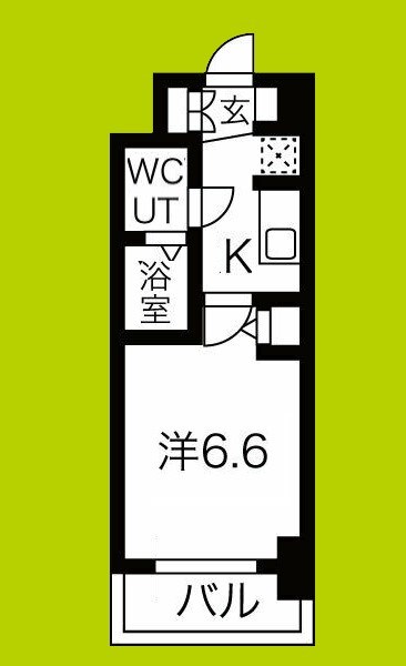 ワールドアイ阿波座WEST 間取り