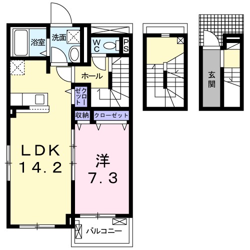 いちぢくばた家 間取り