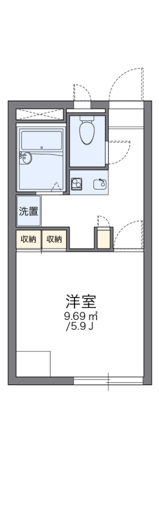 レオパレスパルク 間取り