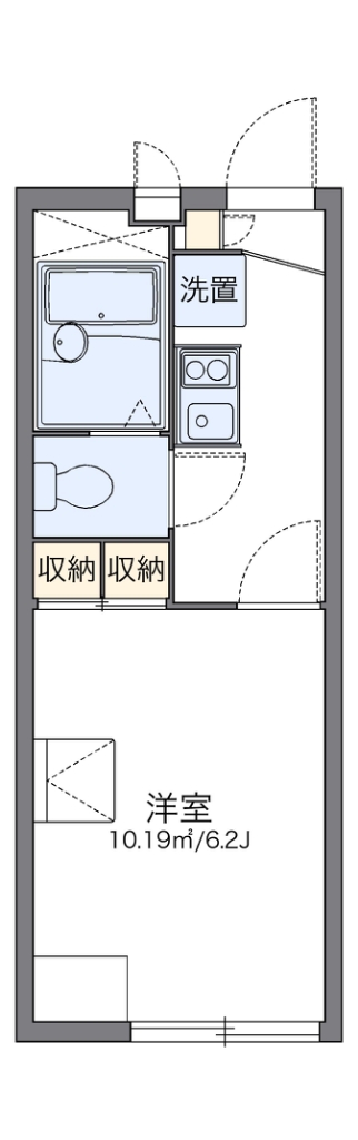 レオパレスノーサイド大池 間取り