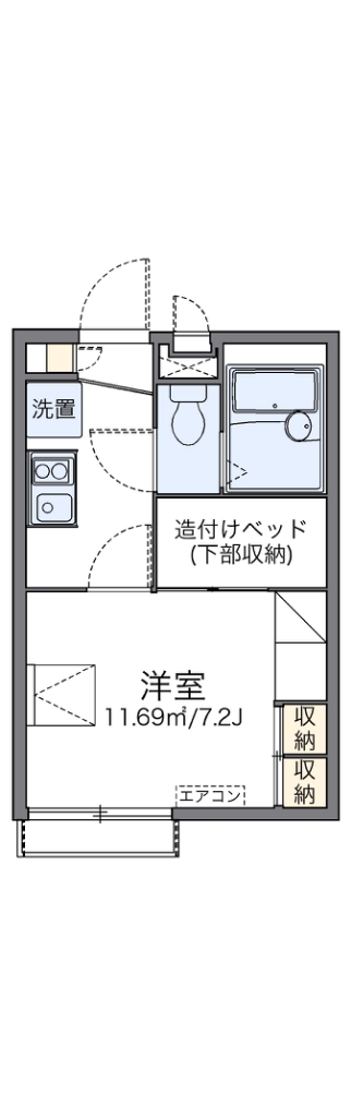 レオパレス櫻根南 間取り