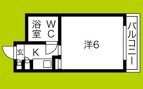 シティホームズ針中野P1 間取り