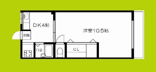 山﨑マンション長柄中 間取り