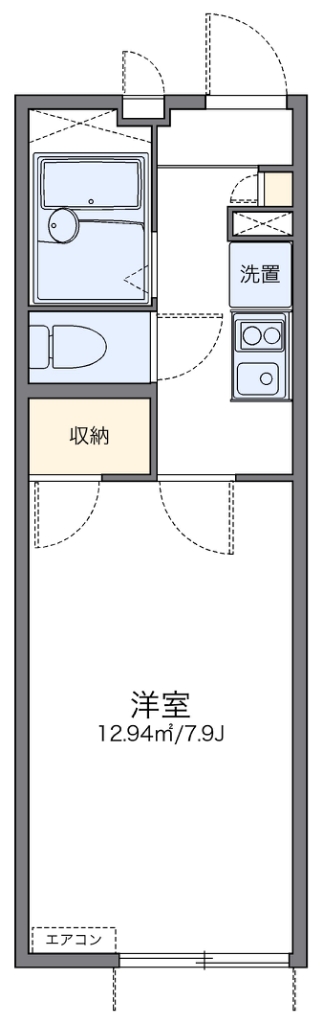 レオパレス富田林西 間取り
