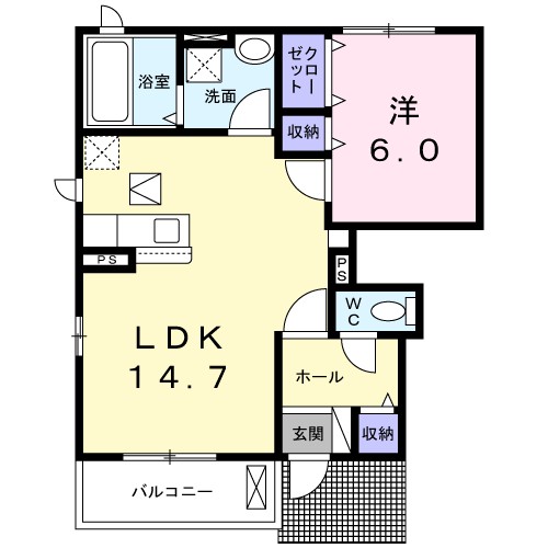 レイアフォレストⅠ 間取り
