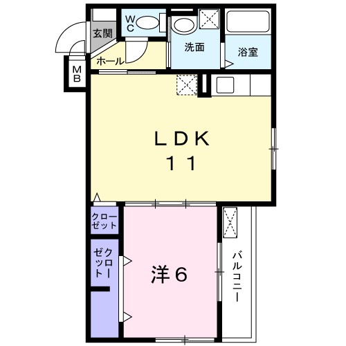 ファミールキンダⅡ 間取り