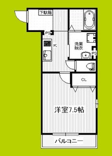 KTIレジデンス若江岩田 間取り