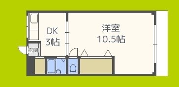 山﨑マンション長柄西 間取り