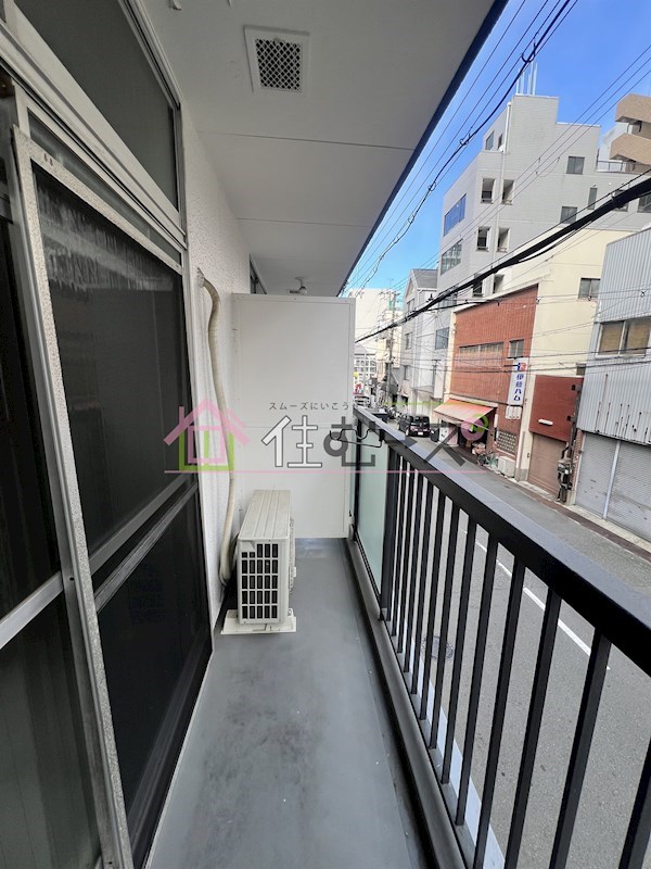 山﨑マンション長柄西 ベランダ