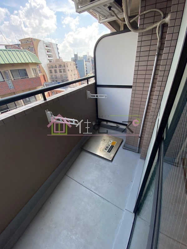 大国町青山ビル ベランダ