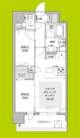 アーバネックス大阪天満宮Ⅱ 間取り図