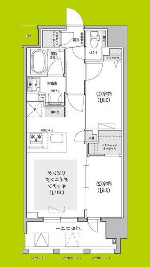 アーバネックス大阪天満宮Ⅱ 間取り