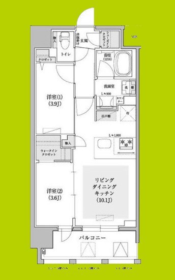アーバネックス大阪天満宮Ⅱ 間取り