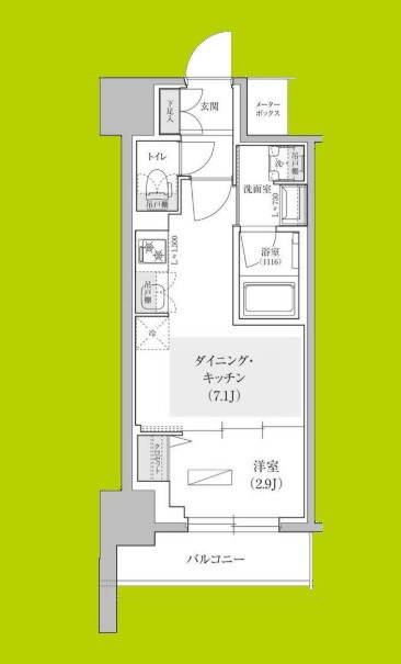アーバネックス天満橋Front 間取り図