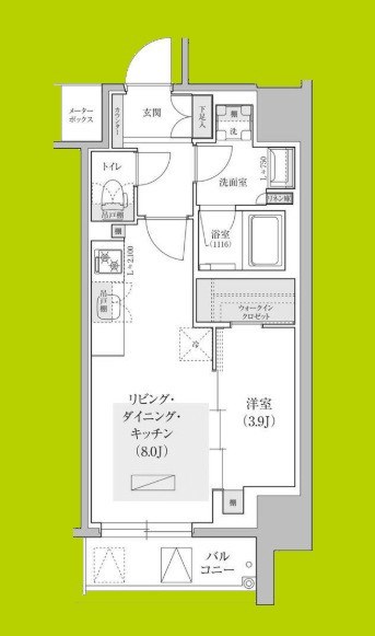 アーバネックス天満橋Front 間取り図