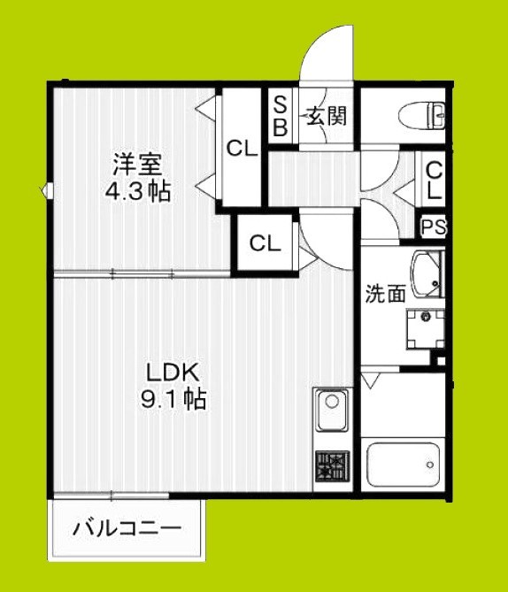 Vent Caressant 間取り