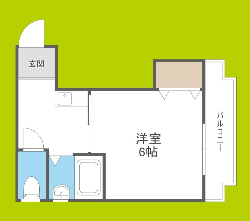 OKハイツ神路 間取り