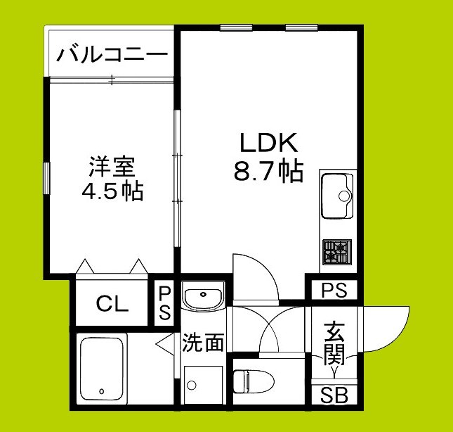 エスポアール正雀本町 間取り