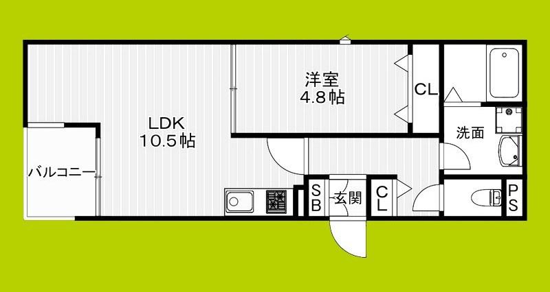 Vent Caressant 間取り