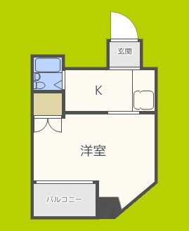 出戸ターミナルハイツ 間取り図