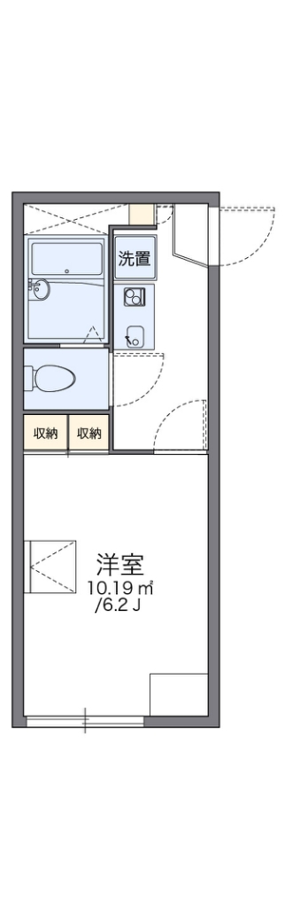 レオパレスラピスラズリ 間取り