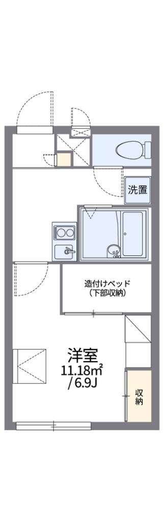 レオパレスリリー 間取り