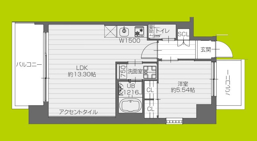 プレジオさくら夙川 間取り図