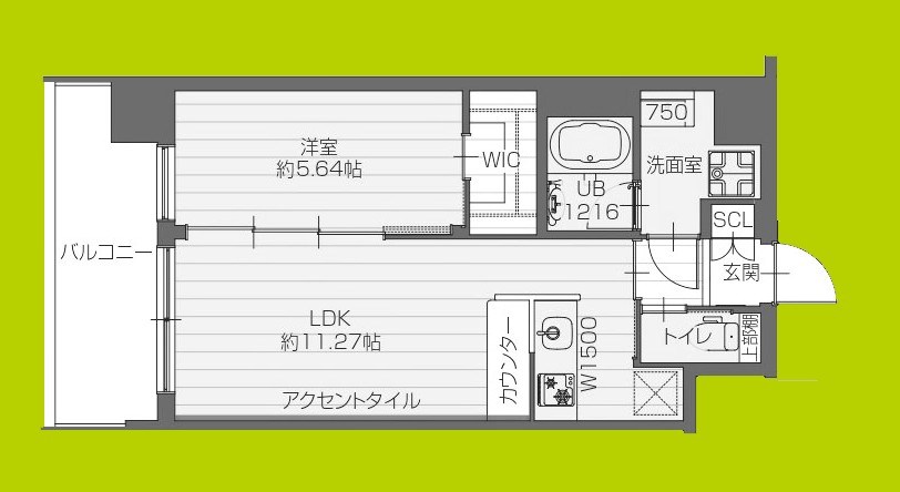 プレジオさくら夙川 間取り図