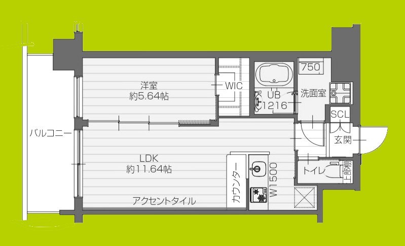 プレジオさくら夙川 間取り