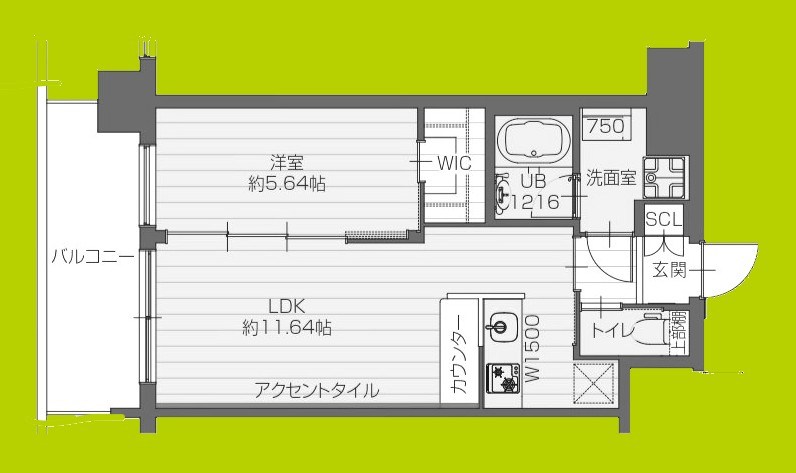 プレジオさくら夙川 間取り図
